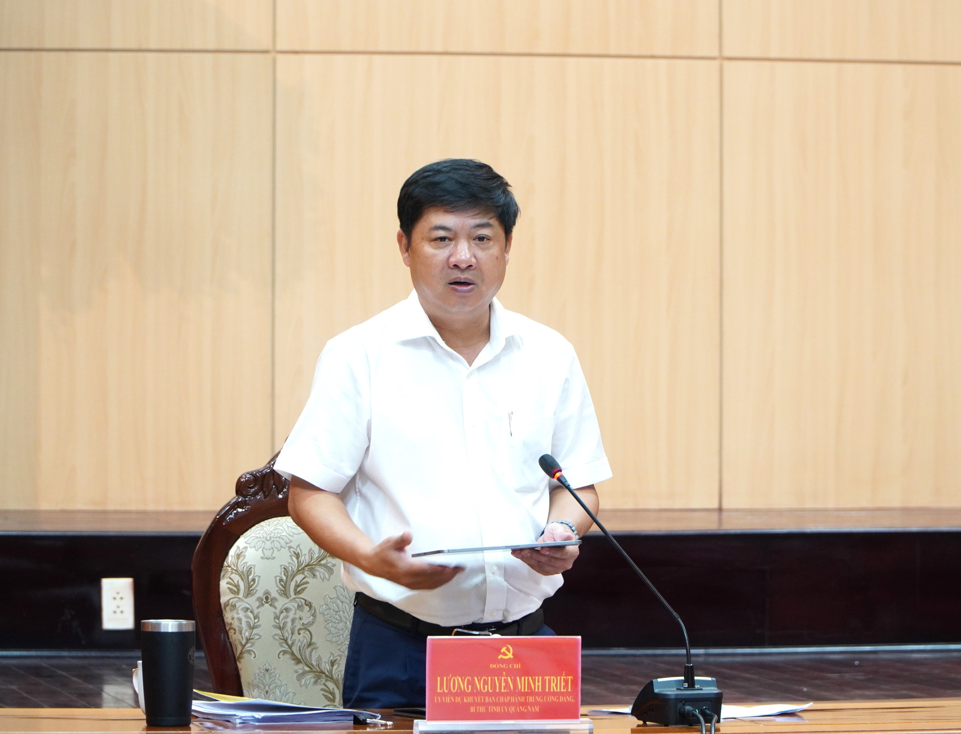 Ông Lương Nguyễn Minh Triết, Chủ tịch UBND thành phố Đà Nẵng.